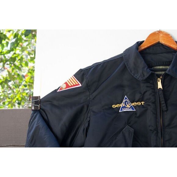 RARE SEAQUEST DSV TV Original VFX Film Crew Jacket Military Uniform - Eric Barba - Picture 5 of 7